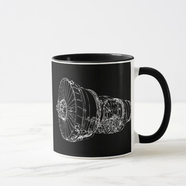 Jet engine mug (Right)