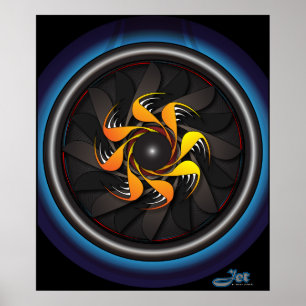 Jet Engine Poster