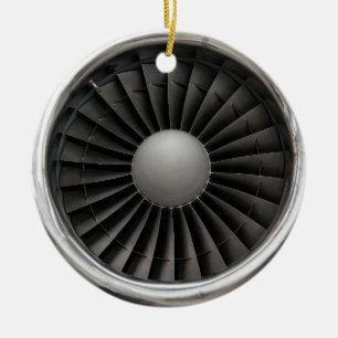Jet Engine Turbine Fan Ceramic Tree Decoration