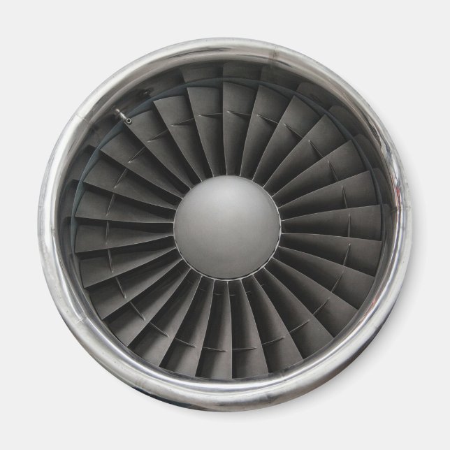 Jet Engine Turbine Fan Magnet (Front)