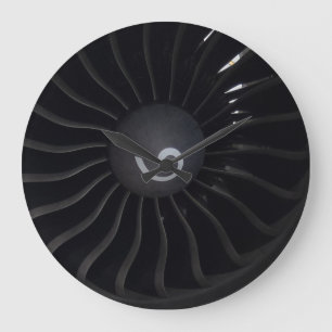 Jet Engine Wall Clock