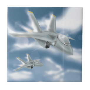 Jet Fighter Aircraft Tile