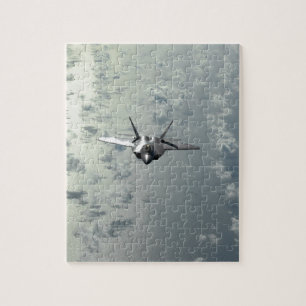 Jet Fighter Over Seas Jigsaw Puzzle