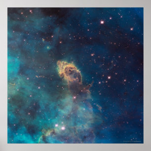 Jet in Carina WFC3 UVIS 24x24 (24x24) Poster