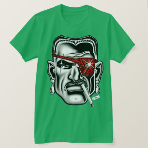 Jet Latex™/Broken Nose/Green T-Shirt