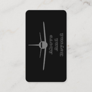 Jet Liner Above And Beyond Enclosure Card