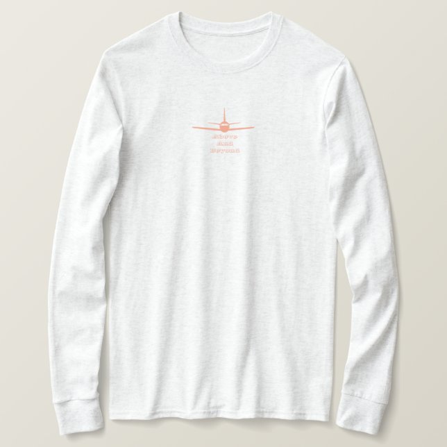 Jet Liner Above And Beyond  T-Shirt (Design Front)