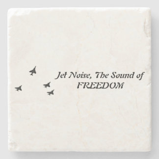 Jet Noise the sound of freedom f-4 Stone Coaster