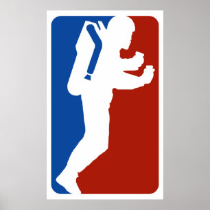 Jet Pack logo poster print