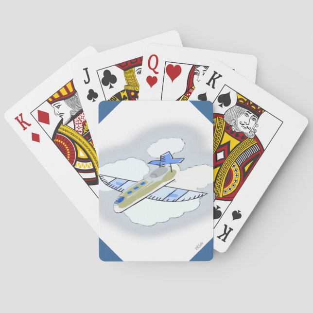 Jet Plane Playing Cards (Back)