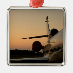 Jet Plane Wing Fly Airport Metal Tree Decoration