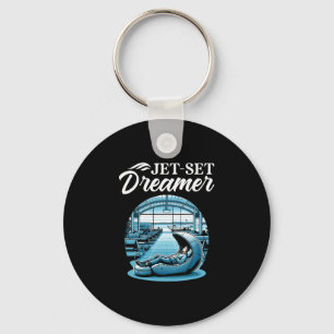 Jet-set Dreamer International World Traveler Trave Key Ring