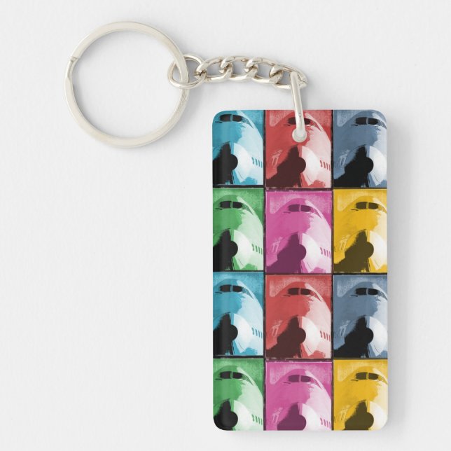 Jet Set Jumbo Airliner Key Ring (Front)