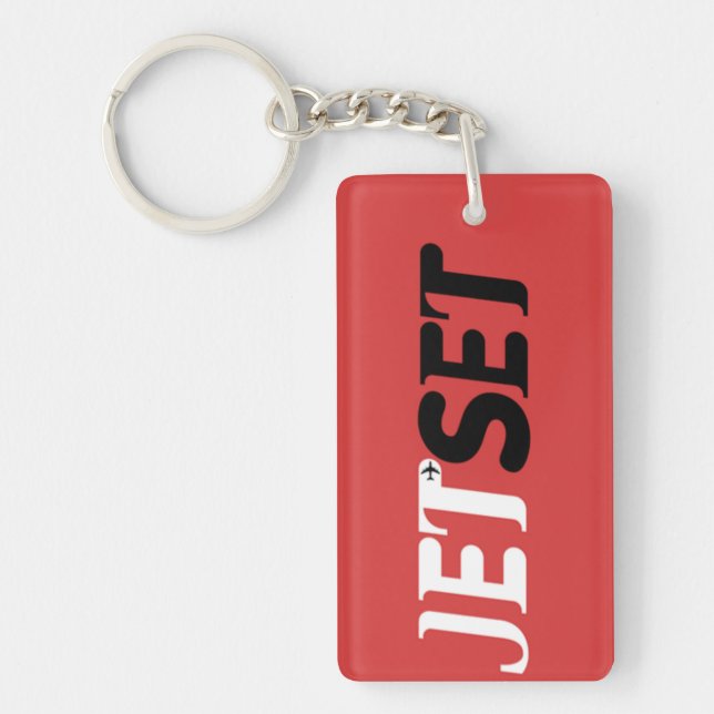 Jet Set Traveller Key Ring (Front)