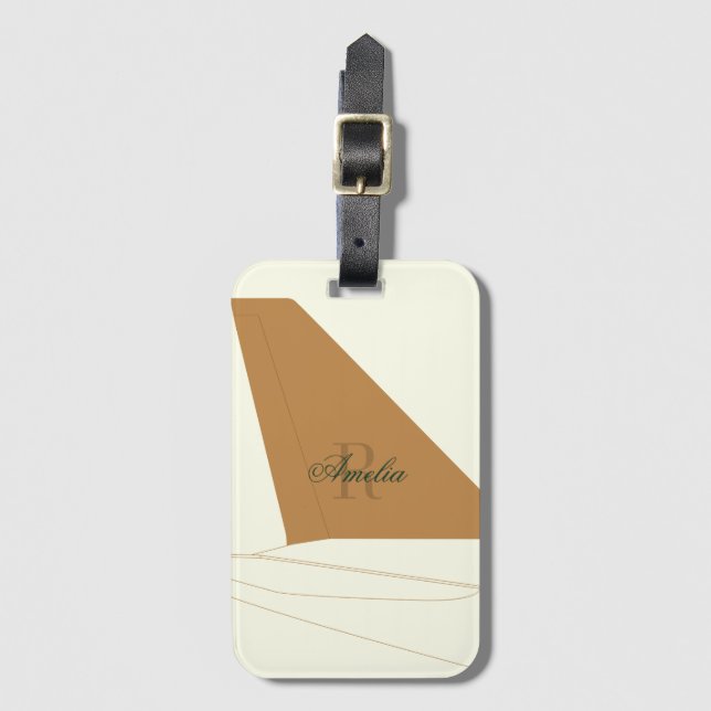 Jet-Setter Luggage Tag (Front Vertical)