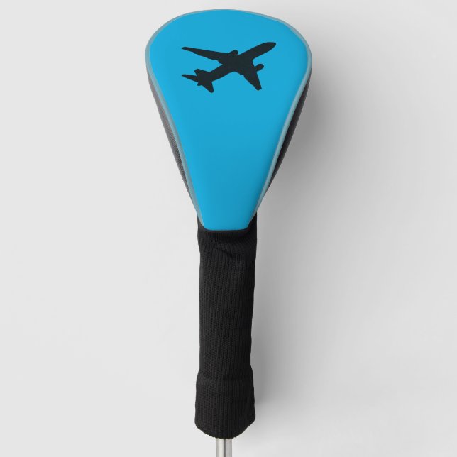 Jet Silhouette Golf Head Cover (Front)