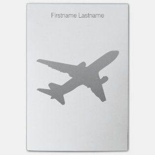 Jet Silhouette Post-it Notes