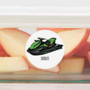 Jet ski cartoon illustration