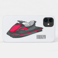 Jet ski cartoon illustration