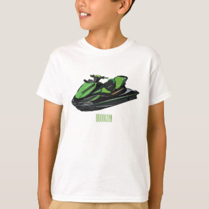 Jet ski cartoon illustration T-Shirt
