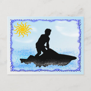 Jet Ski Dreams Postcard
