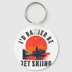 Jet ski for men women dad boy jet skiing driver key ring