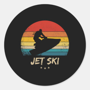 Jet Ski - Funny Jetski _1 Classic Round Sticker