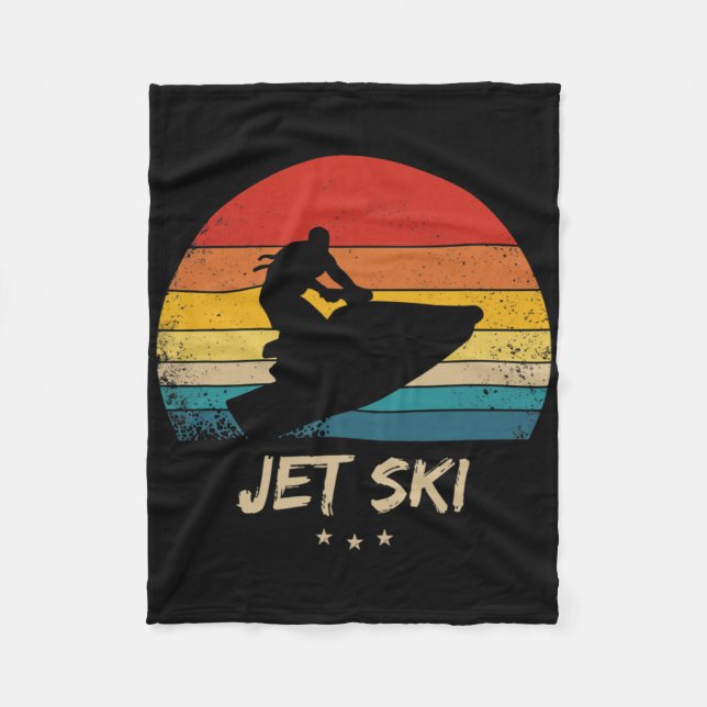Jet Ski - Funny Jetski _1  Fleece Blanket (Front)