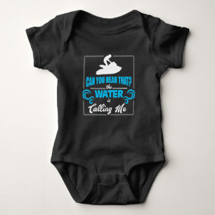 Jet Ski Gift Idea The Water Is Calling Jetski Tee