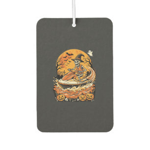 Jet Ski Halloween Skeleton Witch Pumpkin Design_1 Car Air Freshener