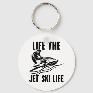Jet Ski   Jet Ski Driving Summer Jet Boat Gifts Key Ring