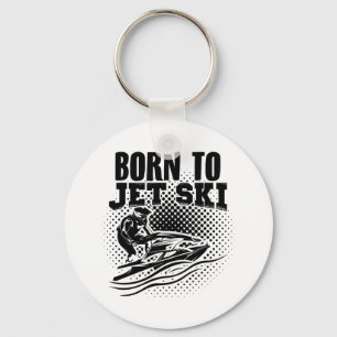 Jet Ski Motorboat Jet Boat Hobby Sea Gift Idea Key Ring