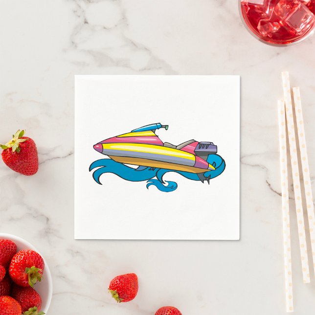 Jet Ski Paper Napkins (Creator Uploaded)