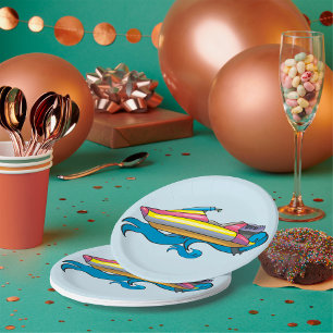 Jet Ski Paper Plates
