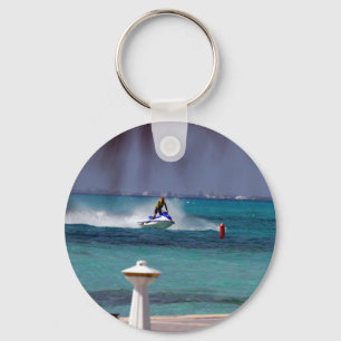 Jet Ski Paradise Key Ring