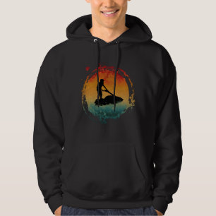 JET SKI RETRO VINTAGE SKIING  HOODIE