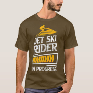 Jet ski rider in progress - water scooting jet T-Shirt
