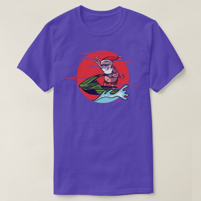 Jet Ski Santa toon 1 T-Shirt (Design Front)