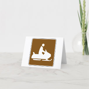 Jet Ski Sign Thank You Card