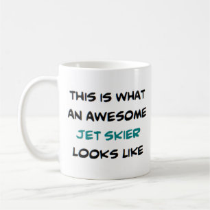 jet skier, awesome coffee mug