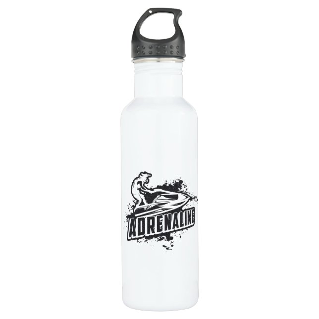 Jet Skiing Jet Ski Adrenaline Water Sports Jetski 710 Ml Water Bottle (Front)
