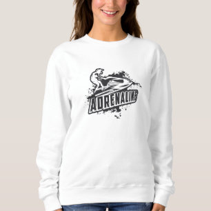 Jet Skiing Jet Ski Adrenaline Water Sports Jetski Sweatshirt