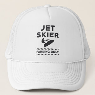 Jet Skiing Jet Ski Jet Skier Parking Only Water Trucker Hat