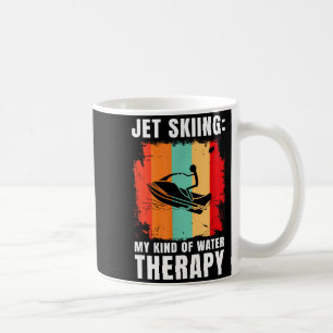 Jet skiing kind of water therapy water sport jet coffee mug