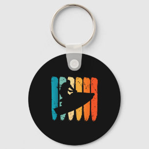 Jet skiing retro watercraft jet skier jetskiing je key ring