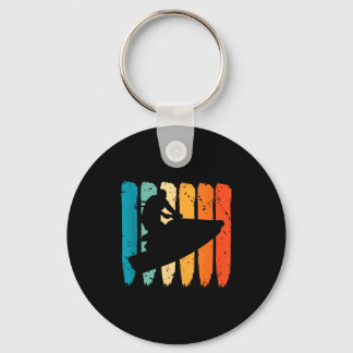 Jet skiing retro watercraft jet skier jetskiing je key ring