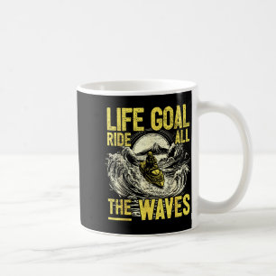 Jet skiing watercraft rider i life goal jet skiing coffee mug
