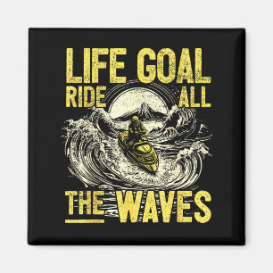 Jet skiing watercraft rider i life goal jet skiing magnet