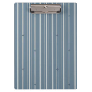 Jet Stream Stripes in Colonial Blue Clipboard