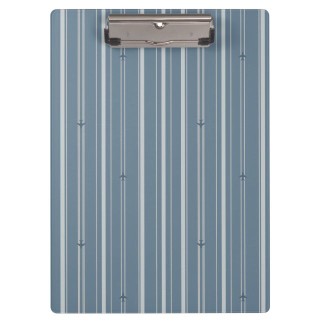 Jet Stream Stripes in Colonial Blue Clipboard (Front)